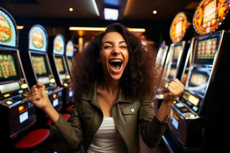 Pengguna menikmati sensasi Live Casino interaktif dengan dealer asli di layar perangkat